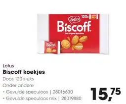 HANOS Lotus Biscoff koekjes aanbieding