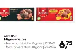 HANOS Côte d'Or Mignonnettes aanbieding