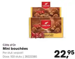 HANOS Côte d'Or Mini bouchées aanbieding