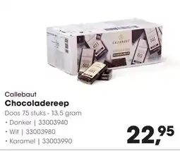 HANOS Callebaut Chocoladereep aanbieding