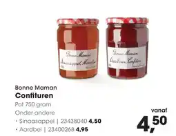 HANOS Bonne Maman Confituren aanbieding