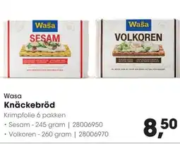 HANOS Wasa Knäckebröd aanbieding