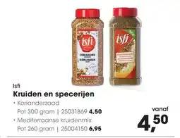 HANOS Isfi Kruiden en specerijen aanbieding