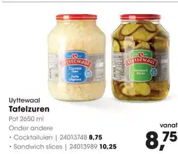 HANOS Uyttewaal Tafelzuren aanbieding