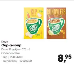 HANOS Knorr Cup-a-soup aanbieding
