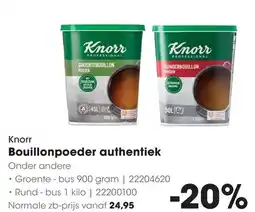 HANOS Knorr Bouillonpoeder authentiek aanbieding