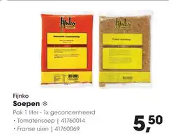 HANOS Fijnko soepen aanbieding