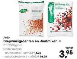 HANOS Diepvriesgroenten en -fruitmixen aanbieding