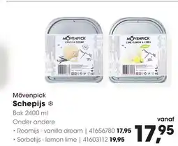 HANOS Mövenpick Schepijs aanbieding