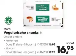 HANOS Mora vegetarische snacks aanbieding