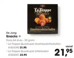 HANOS De Jong Snacks aanbieding
