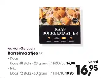 HANOS Ad van Geloven Borrelmaatjes aanbieding