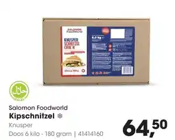 HANOS Salomon Foodworld Kipschnitzel aanbieding