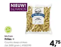 HANOS McCain Frites aanbieding