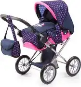 Bol.com Bayer Design - Poppenwagen City Star - Blauw en Roze aanbieding