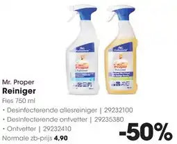 HANOS Mr. Proper Reiniger aanbieding