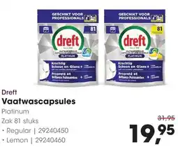 HANOS Dreft Vaatwascapsules aanbieding