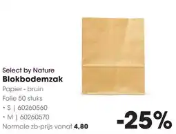 HANOS Select by Nature Blokbodemzak aanbieding