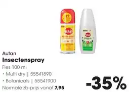 HANOS Autan Insectenspray aanbieding