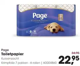 HANOS Page Toiletpapier aanbieding