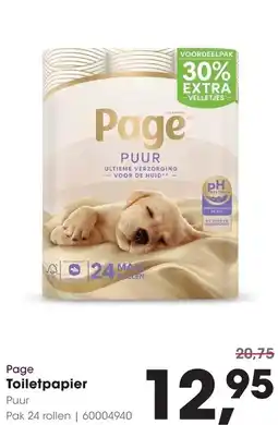 HANOS Page Toiletpapier aanbieding