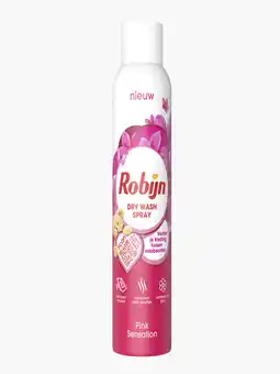 Flink Robijn Dry wash spray pink sensation aanbieding