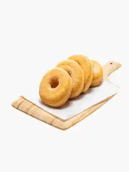 Flink De Stadsbakkerij Donuts gesuikerd 4st aanbieding