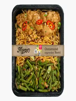 Flink Mama's Maaltijden Indische bami met kipsate aanbieding