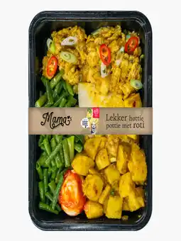 Flink Mama's Maaltijden Surinaamse roti kip aanbieding