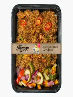 Flink Mama's Maaltijden Indische nasi met rendang aanbieding