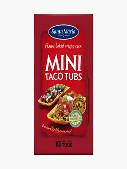 Flink Santa Maria Mini Taco Tubs 10st aanbieding