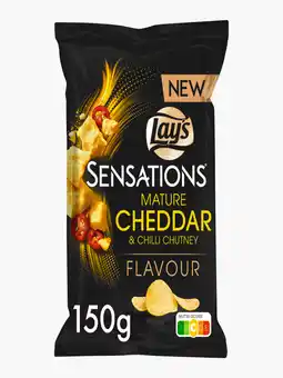 Flink Lay's Sensations Mature cheddar & chili chutney aanbieding