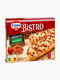 Flink Dr. Oetker Bistro Baguette Bolognese 2 st 250g 3x aanbieding