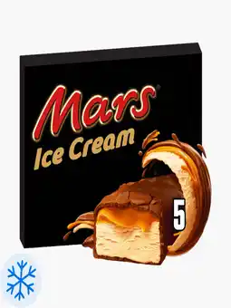 Flink Mars ijs repen 5st aanbieding