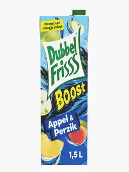 Flink Dubbel Frisss Boost Appel-Perzik aanbieding