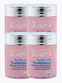 Flink Nutriburst TrueRadiance collageen support gummies 60st 4x aanbieding