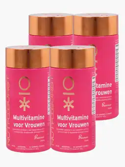 Flink Nutriburst Multivitamine gummies voor vrouwen 60st 4x aanbieding