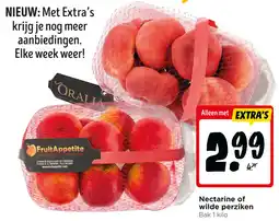 Jumbo Nectarine of wilde perziken aanbieding