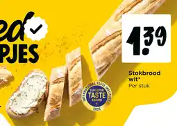Jumbo Stokbrood wit aanbieding