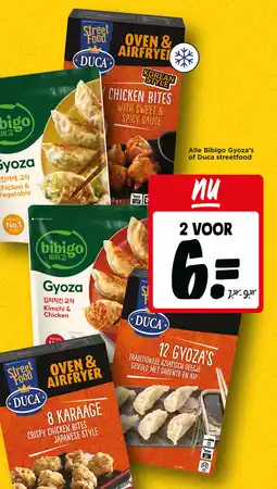 Jumbo Alle Bibigo Gyoza's of Duca streetfood aanbieding