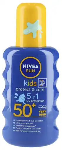 Dirk Nivea Kids spray spf50+ aanbieding