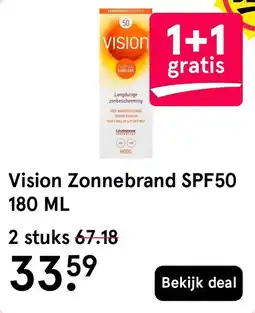 Etos Vision Zonnebrand SPF50 aanbieding