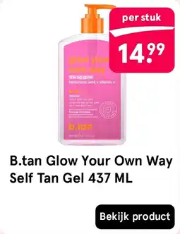 Etos B.tan Glow Your Own Way Self Tan Gel aanbieding