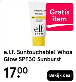 Etos E.l.f. Suntouchable! Whoa Glow SPF30 Sunburst aanbieding