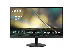MediaMarkt Acer Sa272p1bi - 27 Inch Full Hd 1920 X 1080 Ips (in-plane Switching) aanbieding