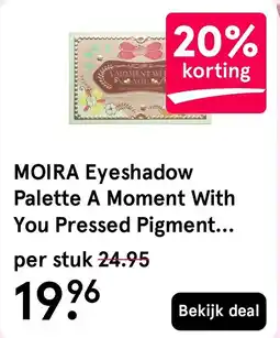 Etos MOIRA Eyeshadow Palette A Moment With You Pressed Pigment aanbieding