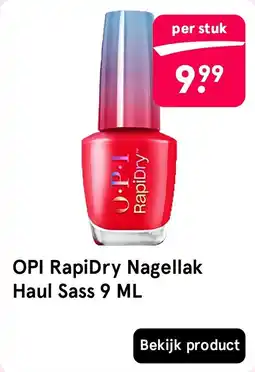 Etos OPI RapiDry Nagellak Haul Sass aanbieding