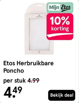Etos Etos Herbruikbare Poncho aanbieding