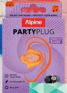 Etos Alpine PartyPlug aanbieding