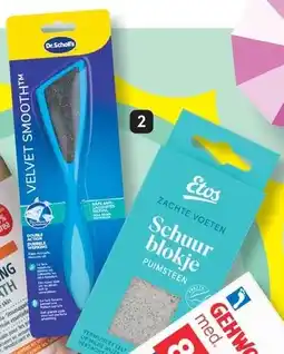 Etos Dr. Scholl's Velvet Smooth voetvijl of Etos Pretty Feet schuurblokje puimsteen aanbieding
